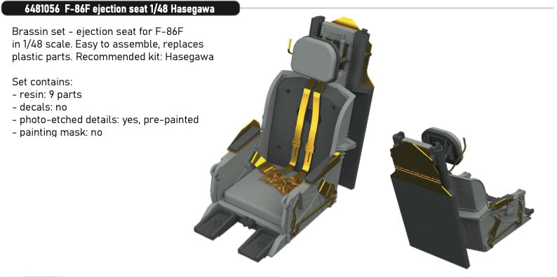 Eduard Brassin 6481056 1:48 North-American F-86F Sabre ejection seat