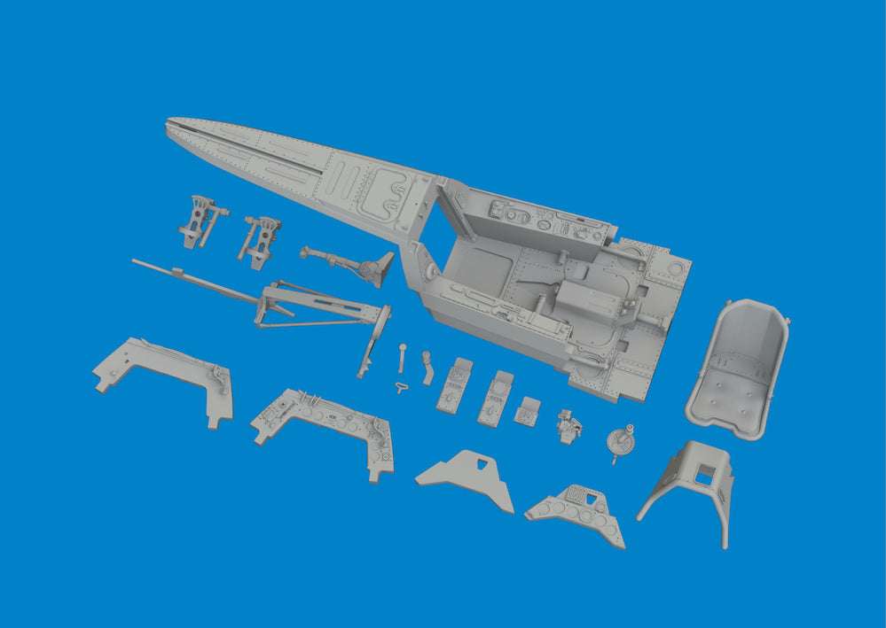 Eduard Brassin 6481103 1:48 Focke-Wulf Fw-190A-3 Cockpit 3D-Printed