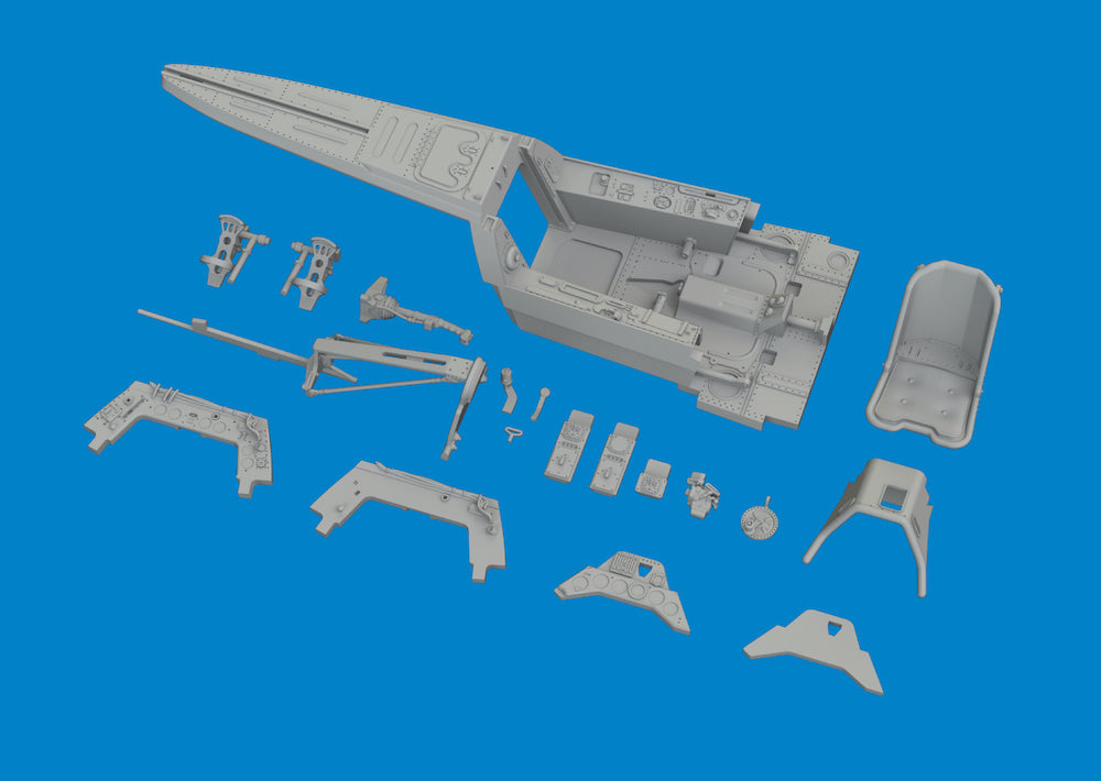 Eduard Brassin 6481104 1:48 Focke-Wulf Fw-190A-4 Cockpit 3D-Printed