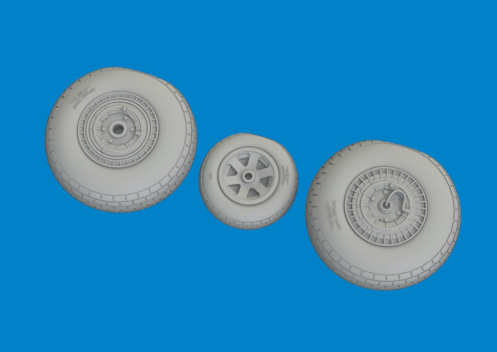 Eduard Brassin 6481105 1:48 Martin B-26G Marauder Wheels