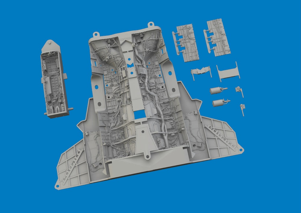 Eduard Brassin 6481106 1:48 Lockheed-Martin F-35A weapon & undercarriage bays 3D-printed