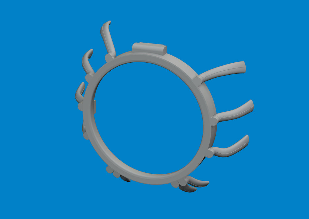 Eduard Brassin 6481118 1:48 Mitsubishi A6M5 Exhausts 3D-Printed