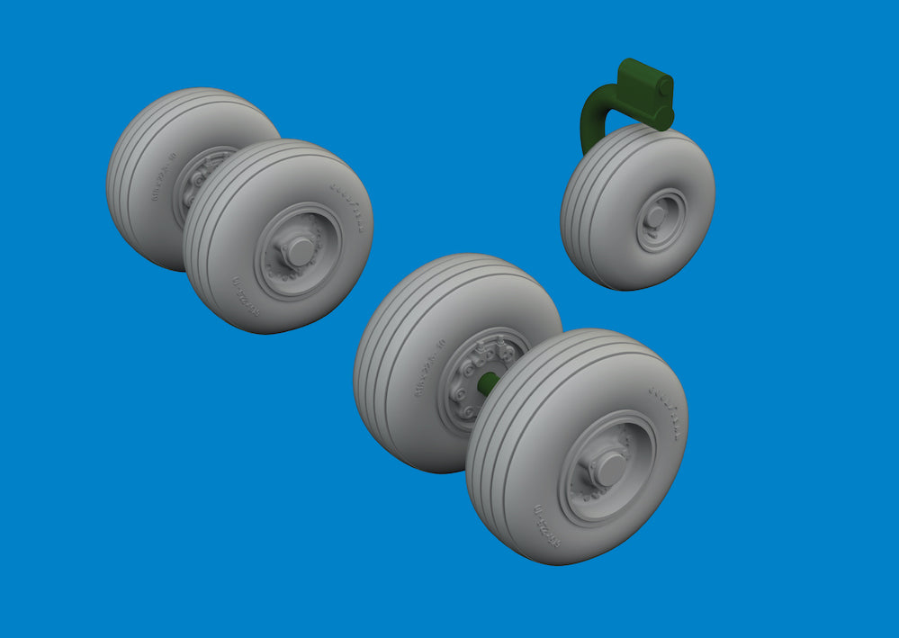 Eduard Brassin 6481138 1:48 Sepecat Jaguar GR.1 / GR.1A Wheels