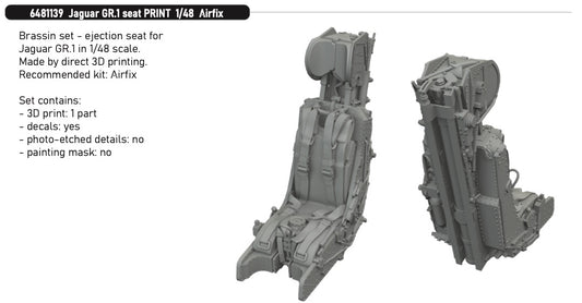 Eduard Brassin 6481139 1:48 Sepecat Jaguar GR.1 seat