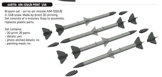 Eduard Brassin 6481176 1:48 AIM-120A/B