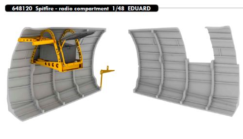 Eduard Brassin 648120 1:48 Supermarine Spitfire - radio compartment