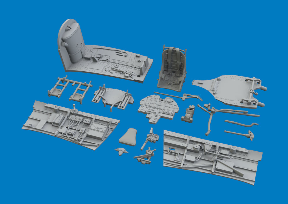 Eduard Brassin 6481210 1:48 Curtiss P-40K Cockpit PRINT