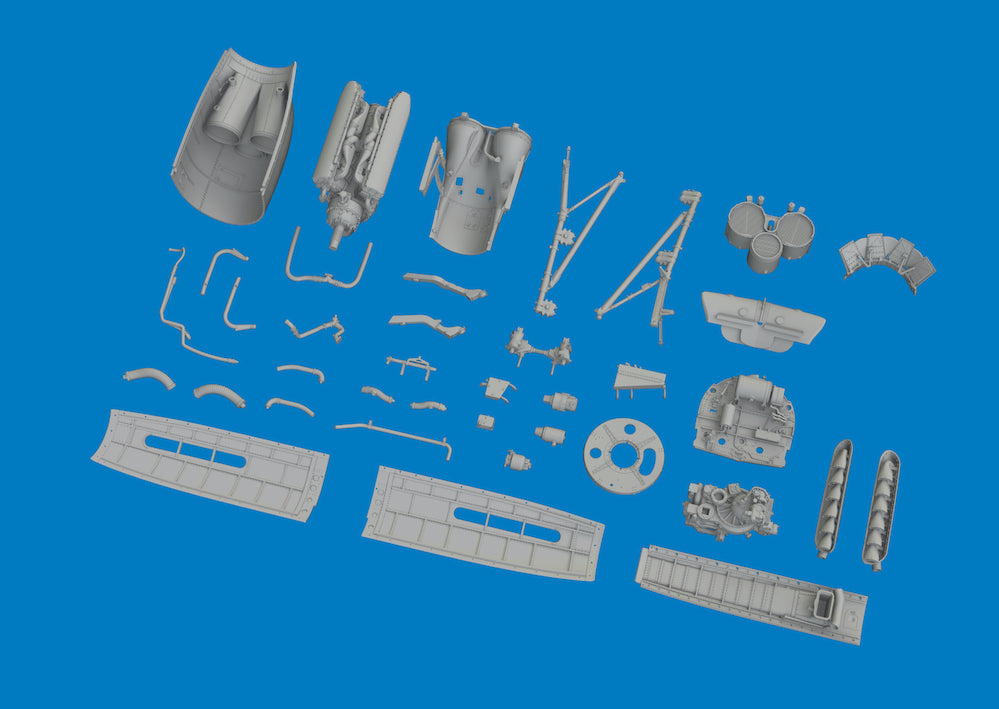 Eduard Brassin 6481211 1:48 Curtiss P-40K Engine PRINT