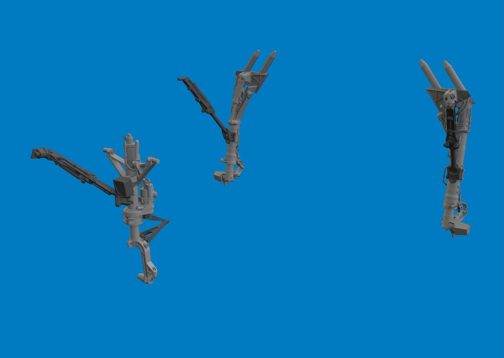 Eduard Brassin 6481219 1:48 Lockheed-Martin F-35A undercarriage legs 3D-printed