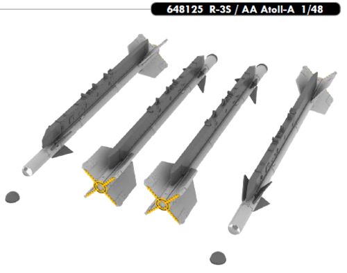Eduard Brassin 648125 1:48 R-3S / AA-2 Atoll-A