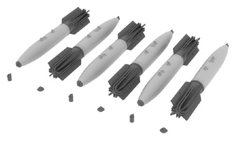 Eduard Brassin 648128 1:48 Mark 82 bombs with airbrake, early version