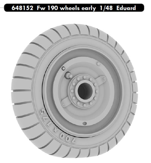 Eduard Brassin 648152 1:48 Focke-Wulf Fw-190 early wheels