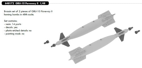 Eduard Brassin 648172 1:48 GBU-10 Paveway II