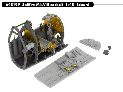 Eduard Brassin 648199 1:48 Supermarine Spitfire Mk.VIII cockpit