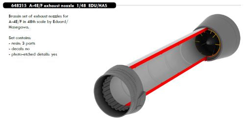 Eduard Brassin 648215 1:48 Douglas A-4E/F Skyhawk exhaust nozzle