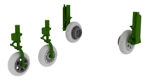 Eduard Brassin 648235 1:48 North-American F-86F Sabre wheels with weighted tyre effect