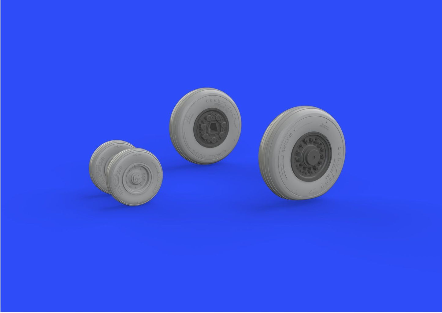 Eduard Brassin 648290 1:48 Grumman F-14A Tomcat late wheels with weighted tyre effect