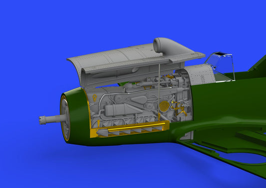 Eduard Brassin 648300 1:48 Messerschmitt Bf-109F engine & fuselage guns