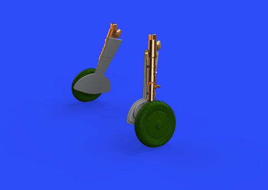 Eduard Brassin 648309 1:48 Messerschmitt Bf-109G-5/Bf-109G-6 undercarriage legs BRONZE