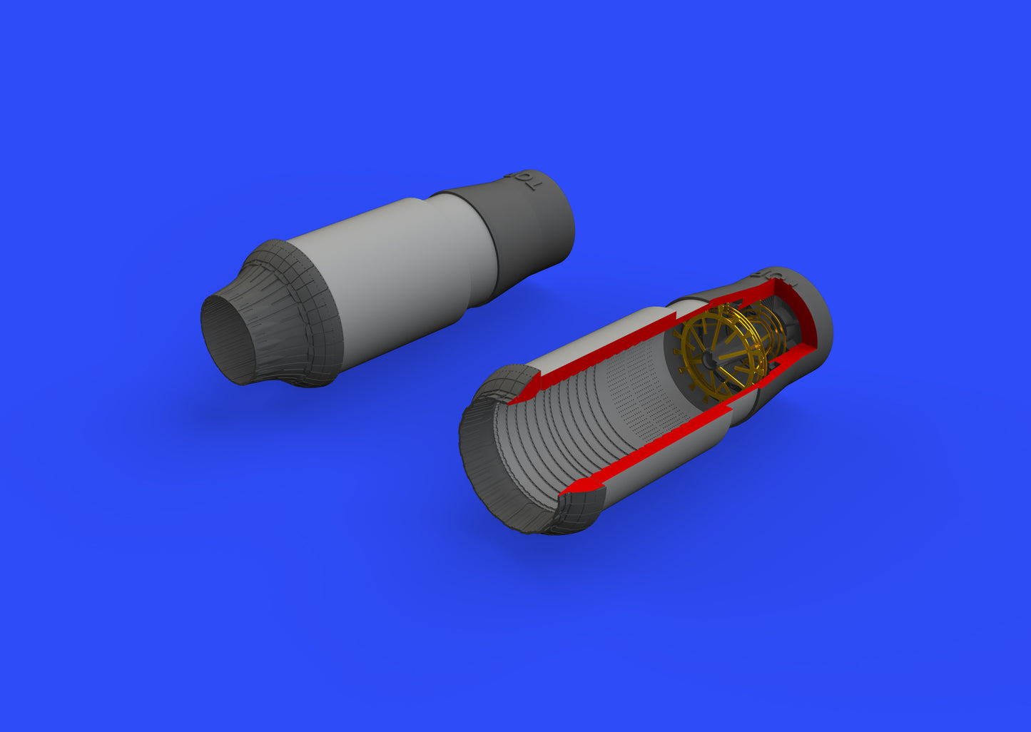Eduard Brassin 648311 1:48 Grumman F-14A Tomcat exhaust nozzles
