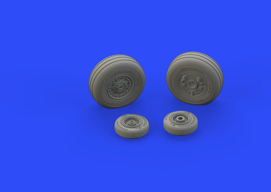 Eduard Brassin 648313 1:48 McDonnell F-4J Phantom wheels with weighted tyre effect