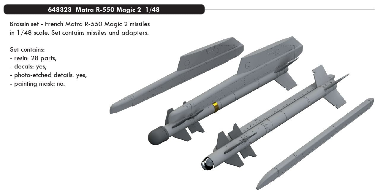 Eduard Brassin 648323 1:48 Matra R-550 Magic 2