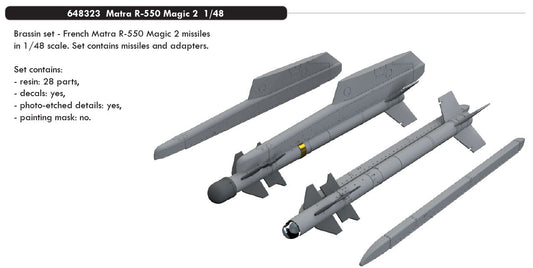 Eduard Brassin 648323 1:48 Matra R-550 Magic 2