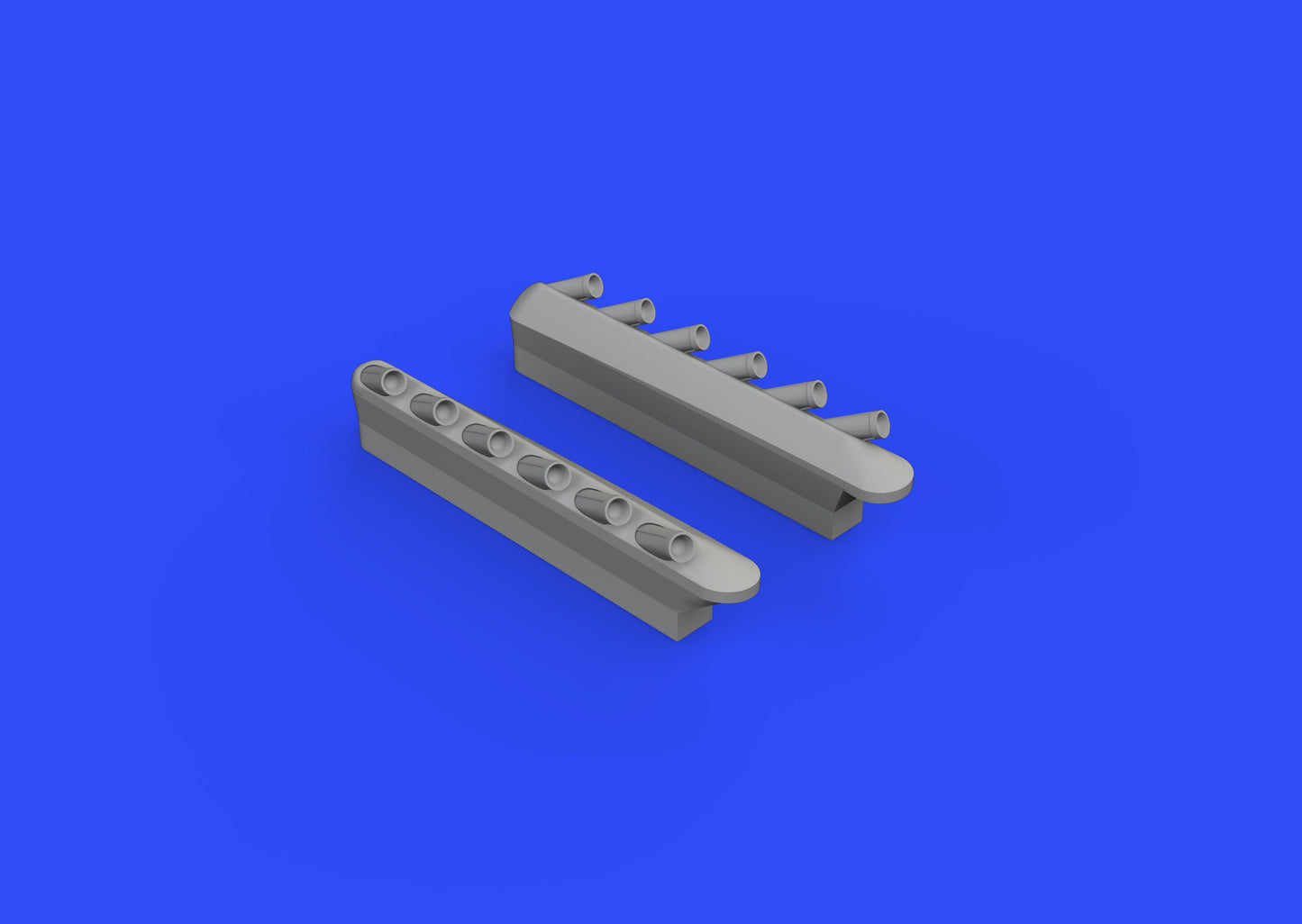 Eduard Brassin 648344 1:48 North-American P-51D Mustang exhaust stacks with fairing