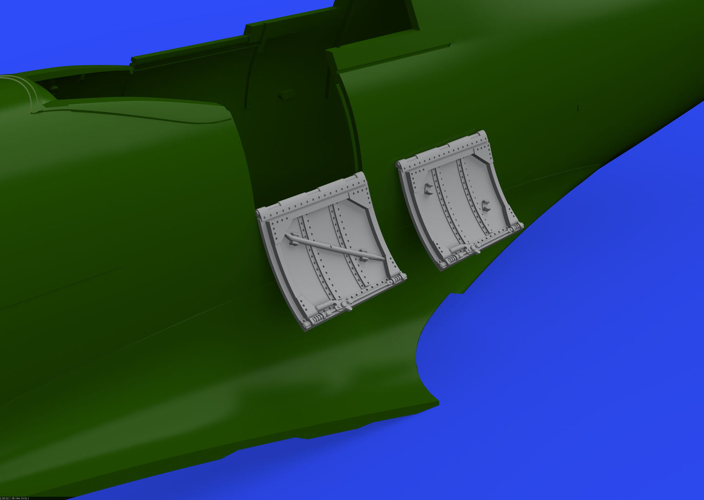 Eduard Brassin 648380 1:48 Supermarine Spitfire Mk.VIII/Mk.IX cockpit door