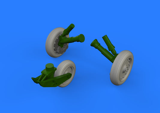 Eduard Brassin 648387 1:48 F-8E Crusader wheels