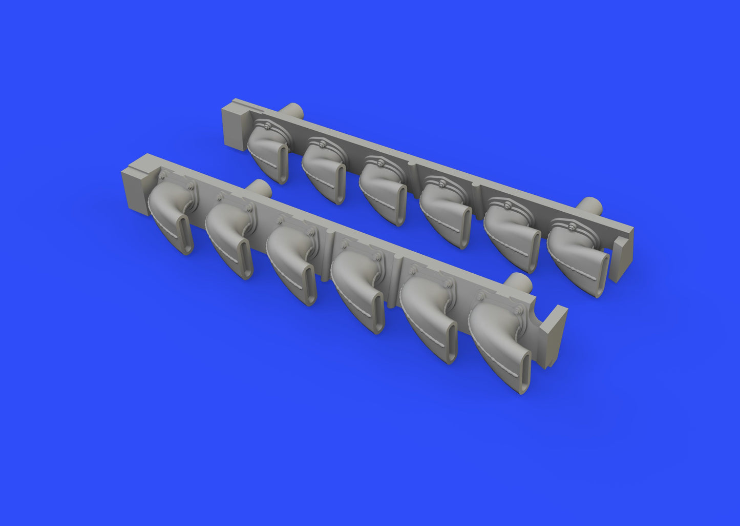 Eduard Brassin 648402 1:48 Messerschmitt Bf-109G-6 exhaust stacks