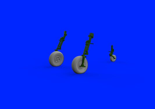 Eduard Brassin 648420 1:48 Hawker Tempest Mk.V early late wheels with weighted tyre effect