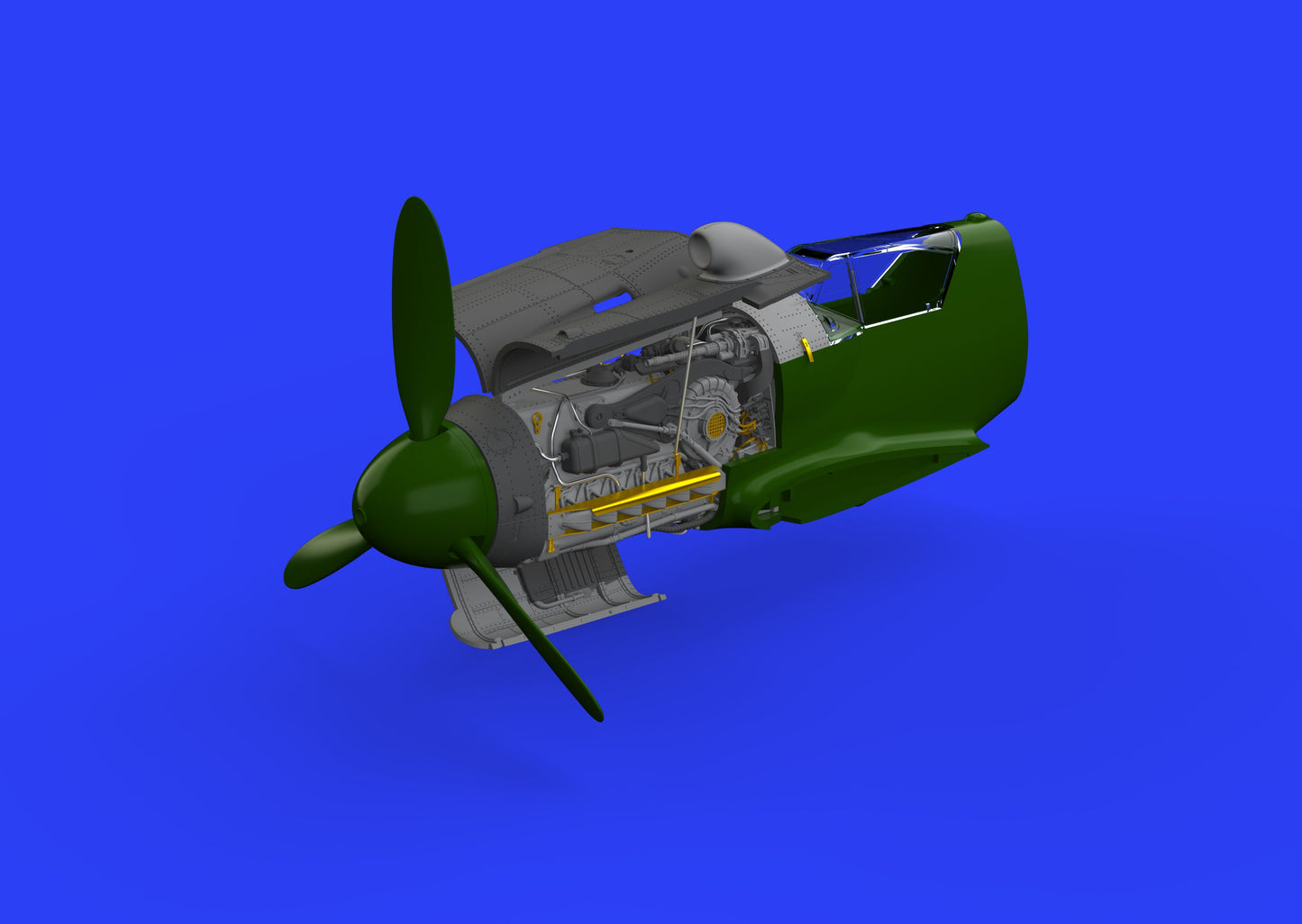 Eduard Brassin 648441 1:48 Messerschmitt Bf-109G-10 engine