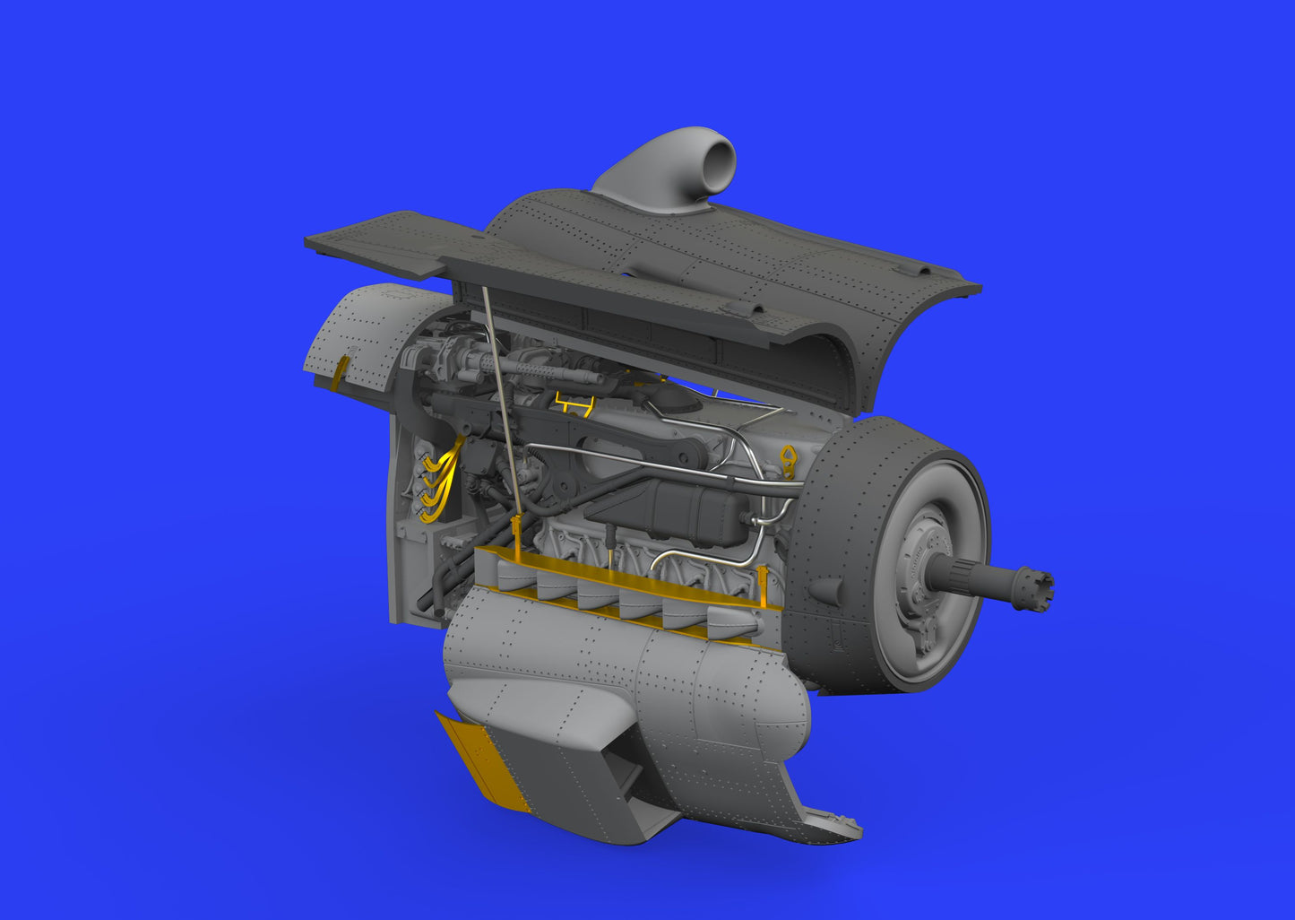 Eduard Brassin 648441 1:48 Messerschmitt Bf-109G-10 engine
