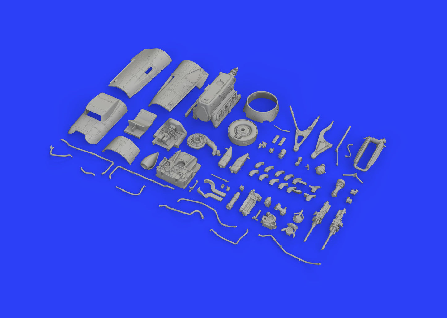 Eduard Brassin 648441 1:48 Messerschmitt Bf-109G-10 engine