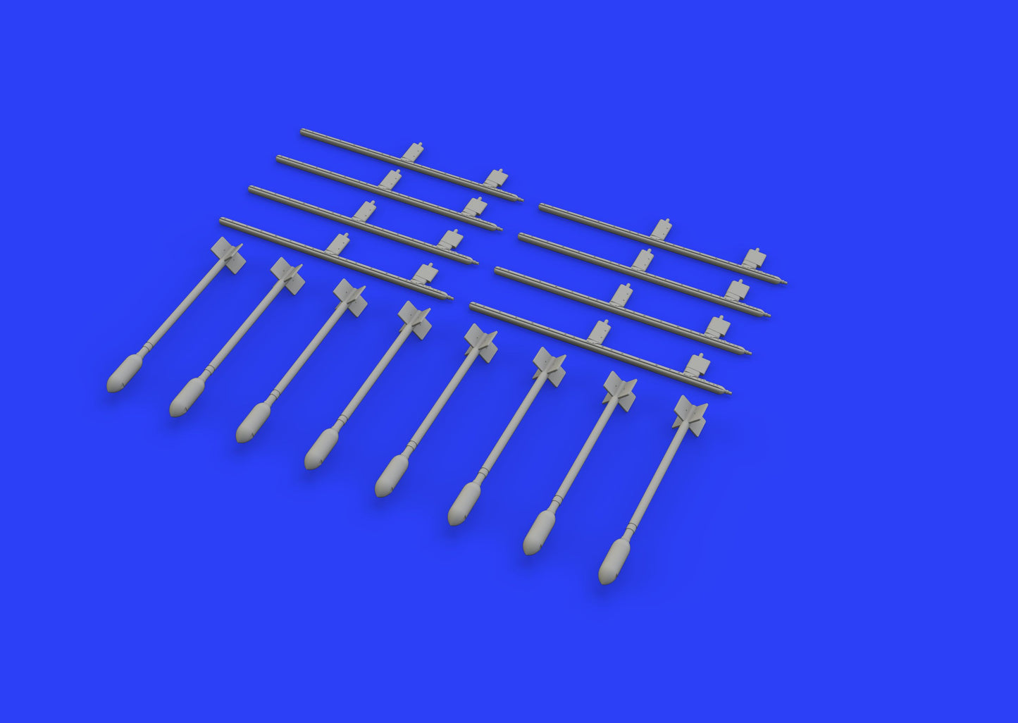 Eduard Brassin 648450 1:48 RP-3 60lb rockets for Hawker Tempest Mk.V