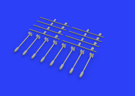 Eduard Brassin 648450 1:48 RP-3 60lb rockets for Hawker Tempest Mk.V