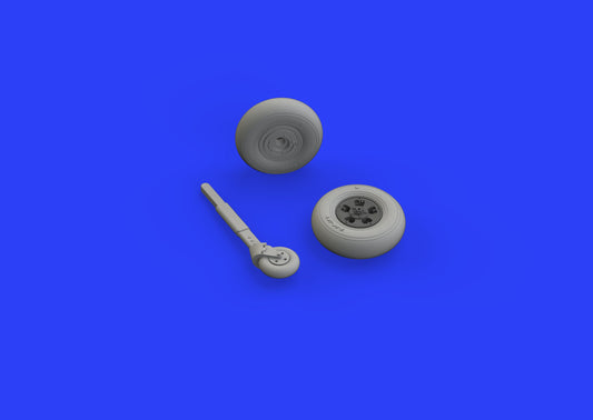 Eduard Brassin 648455 1:48 Supermarine Spitfire Mk.1 wheels with weighted tyre effect