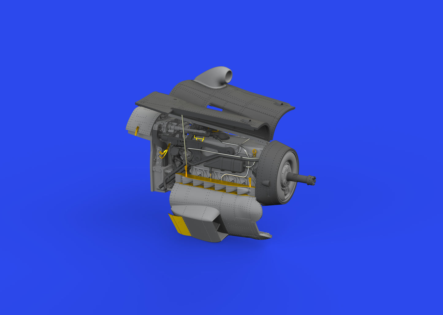Eduard Brassin 648465 1:48 Messerschmitt Bf-109G-10/U4 engine