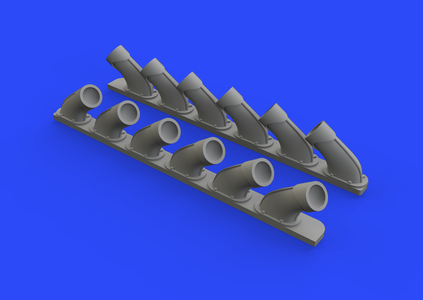 Eduard Brassin 648470 1:48 Supermarine Spitfire Mk.XIV exhaust stacks