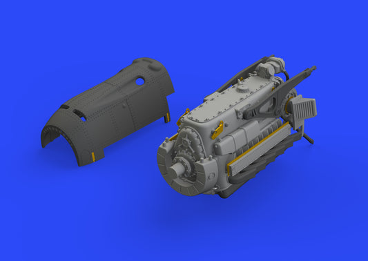 Eduard Brassin 648474 1:48 Messerschmitt Bf-109E engine