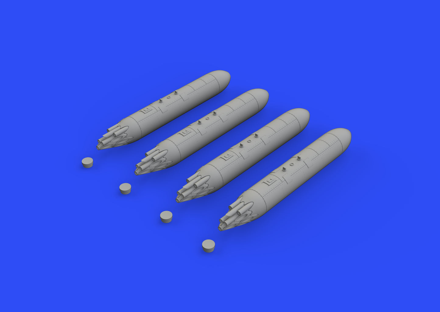 Eduard Brassin 648478 1:48 SUU-7 dispenser with extended tubes
