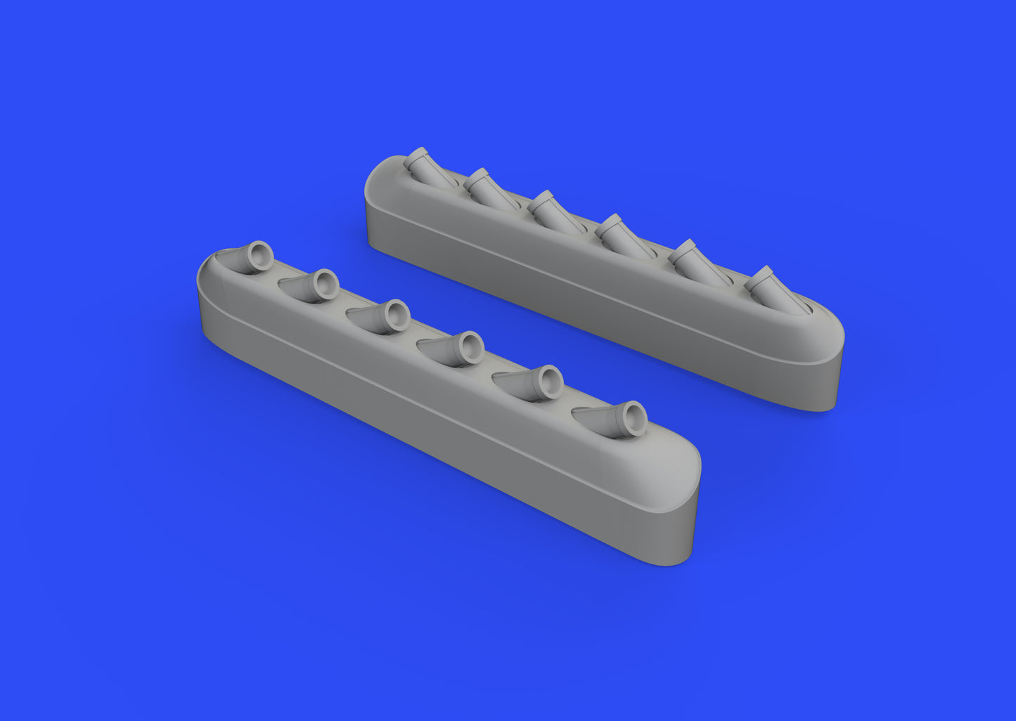 Eduard Brassin 648486 1:48 North-American P-51D Mustang exhaust stacks with fairing