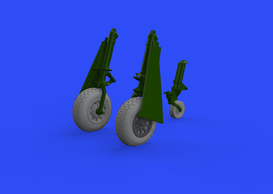 Eduard Brassin 648505 1:48 P-51D-5 Mustang wheels