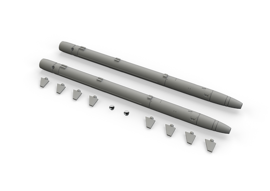 Eduard Brassin 648506 1:48 AIM-132 ASRAAM