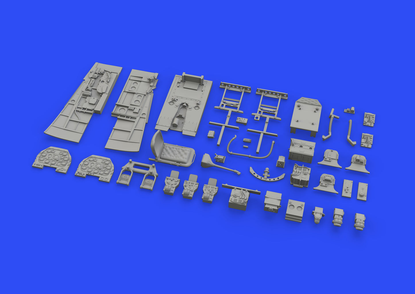 Eduard Brassin 648522 1:48 North-American P-51D Mustang cockpit