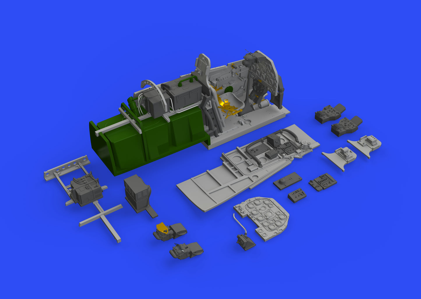 Eduard Brassin 648522 1:48 North-American P-51D Mustang cockpit