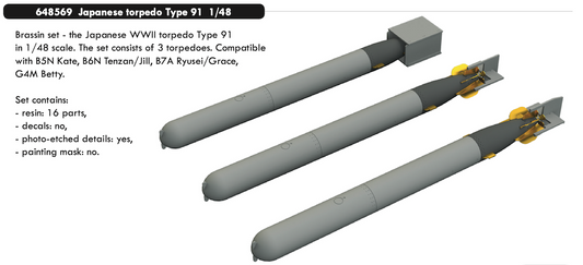 Eduard Brassin 648570 1:48 North-American P-51D Mustang gun sights
