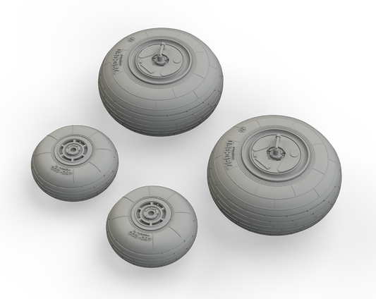 Eduard Brassin 648573 1:48 Mil Mi-24V/VP wheels
