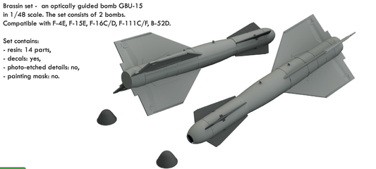 Eduard Brassin 648624 1:48 GBU-15(V)1/B